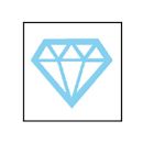 Satz Diamant Trockenbohrer mit Wachsfüllung 6-kant Schaft - 3tlg