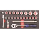 tool chest with tool set ecoblue 190pcs