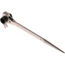 scaffold wrench 19 x 22 mm, with hammer and nail puller function