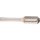 Hartmetallfräser, Form C Walzenrund / Zylinder Walze d1 9.6 mm, Schaftdurchmesser 6.0 mm Schnellfrässchliff für Aluminium