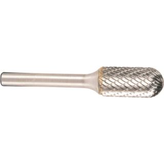 Hartmetallfräser, Form C Walzenrund / Zylinder Walze d1 6.3 mm, Schaftdurchmesser 3.0 mm Kreuzverzahnung