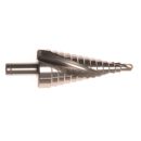 HSS-Co step drill bit with spiral flute 1 4-12 mm